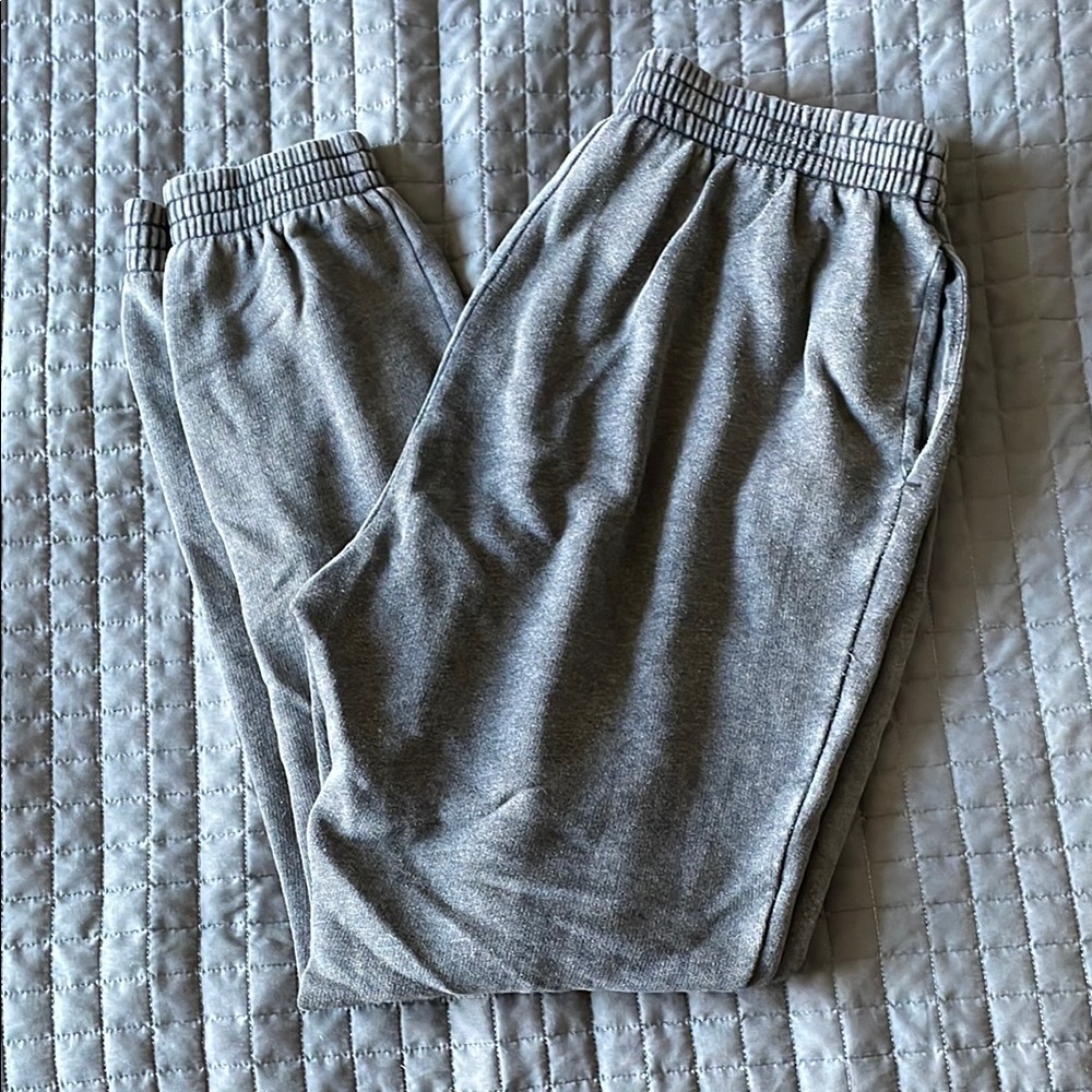 PINK Gray Jogger Sweatpants